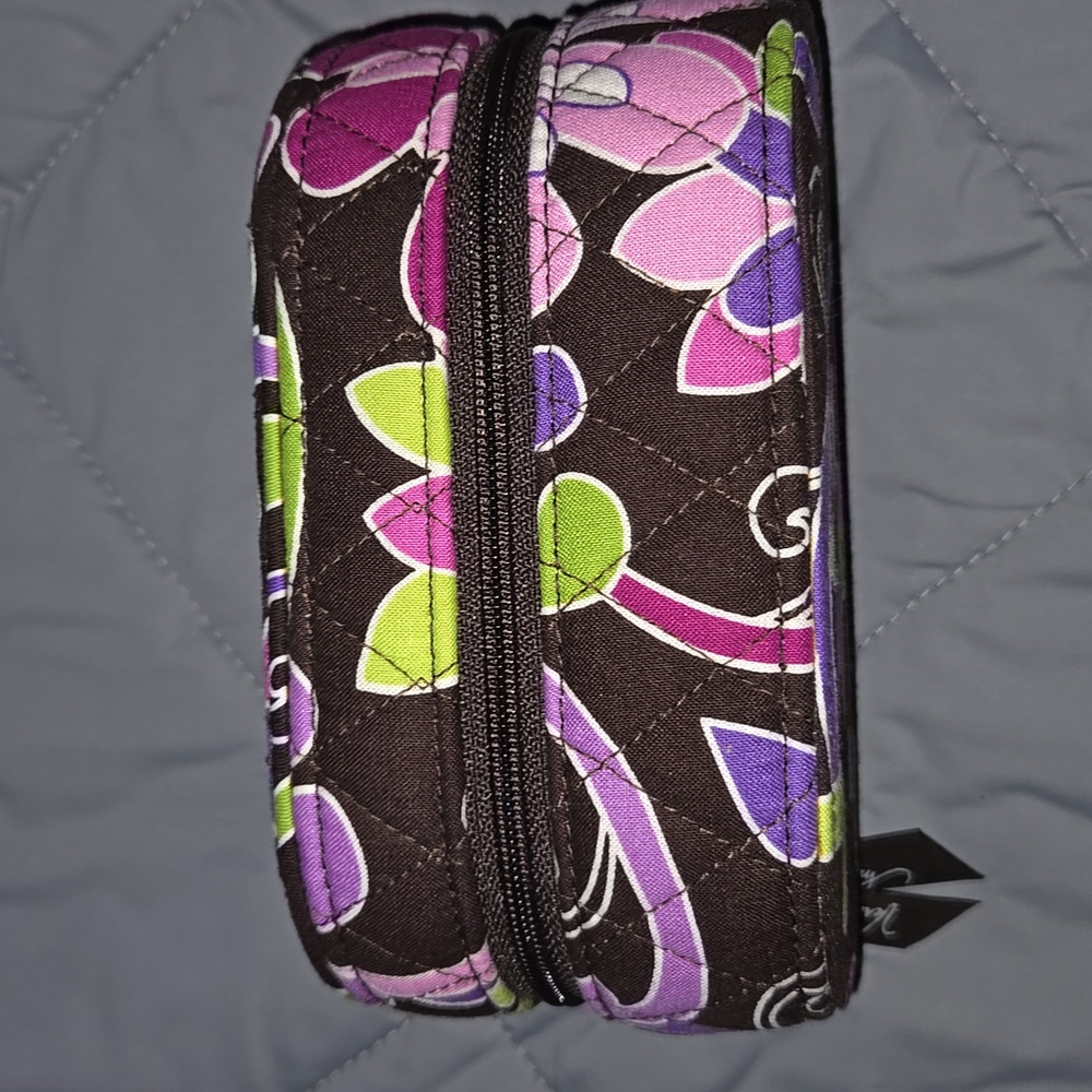 Vera Bradley Floral Travel Bag - Brown, Pink, Green - Picture 4 of 5